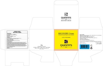 Image of carton - queens rose recovery cream carton